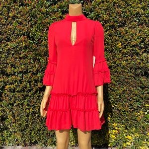 Bebe Ruffled Day Dress